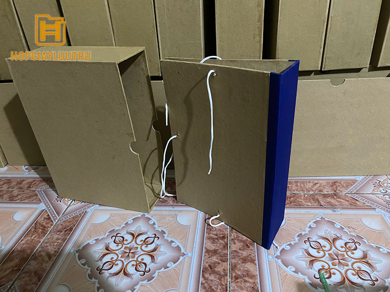 hộp hồ sơ lưu trữ giấy